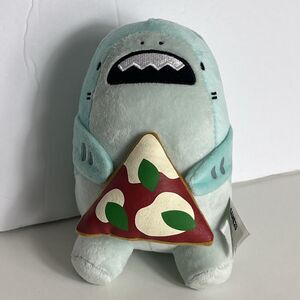 Samezu Nom Nom Plush Shark Holding Pizza Plush Stuffed Animal 7”